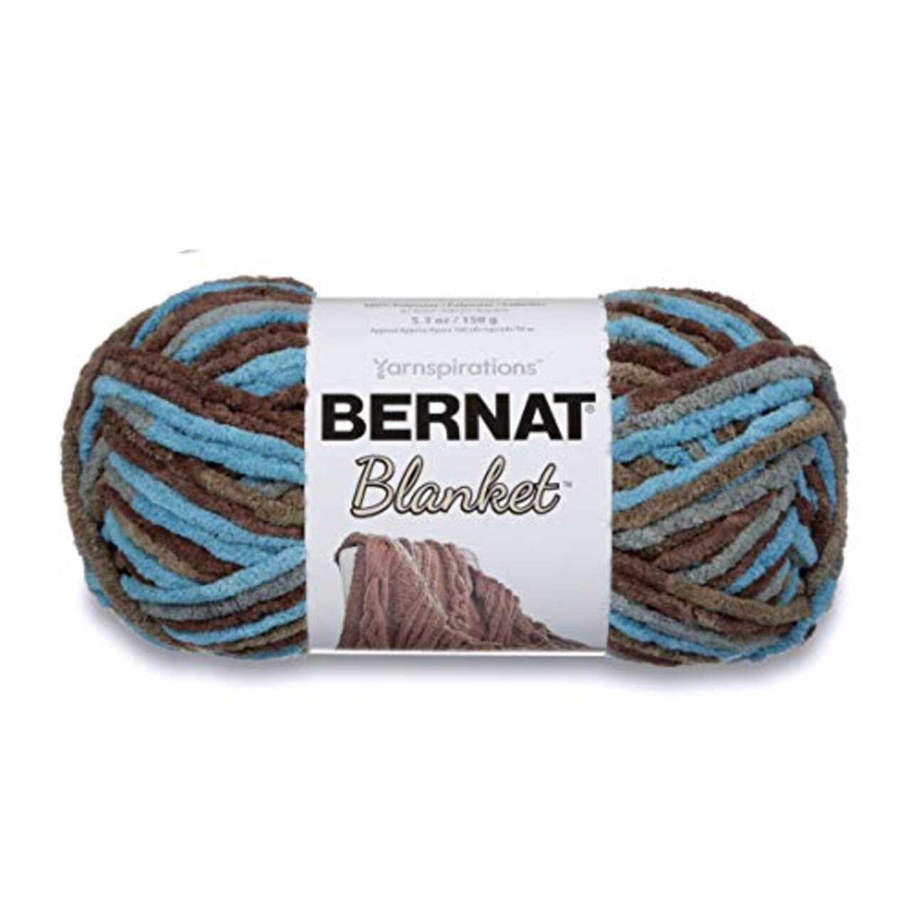Bernat Blanket Super Bulky Yarn, 5.3oz, Guage 6 Super Bulky, Coastal  Cottage